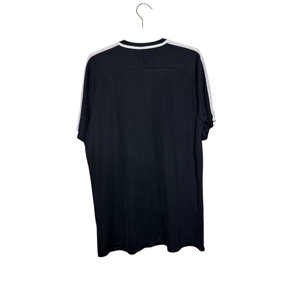 Nike Dri Fit Men Large Black Swoosh Athletic T Shirt Tee XL Athletic Gym - Picture 2 of 5
